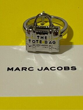 Marc Jacobs "The Tote Bag" ring Size 7 - NWT **